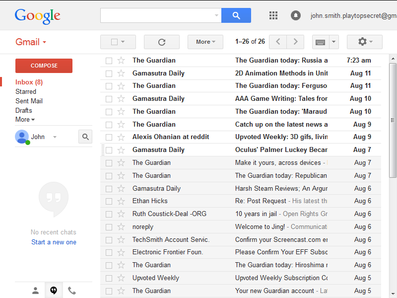 Gmail inbox