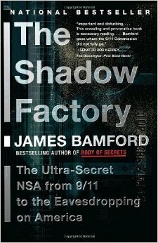 The Shadow Factory book cover - dark, brooding, secretive